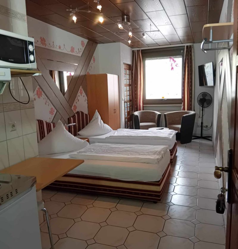 Charmantes Doppelzimmer Central Hotel Schwetzingen zentrale Lage